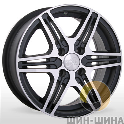 Диски BK 363 MtBP (Matt Black Polished) Storm